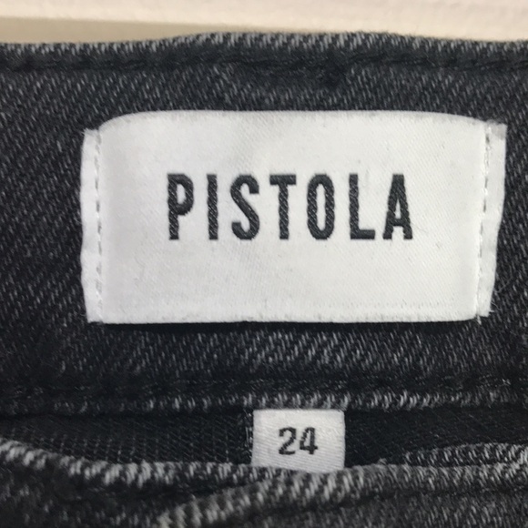 Pistola Monroe Cropped Cigarette jeans in Bandit distressed sz 24 - Picture 12 of 13